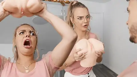Jism On Ash-blonde Glasses By Rectal Creampie Fuckfest Toy